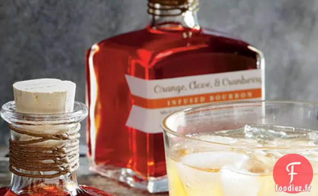 Bourbon Infusé à l'Orange, au Clou de girofle et aux Canneberges