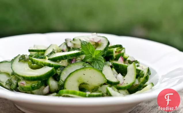 Salade de Concombre et Menthe
