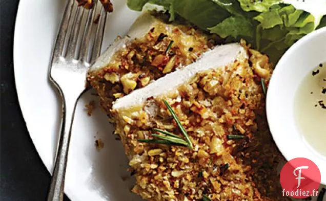 Poulet Frit aux Noix et au Romarin