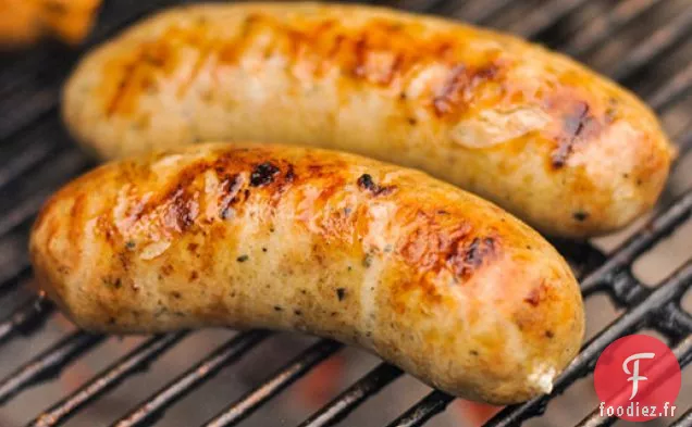 Saucisse de Poulet Rôtie à l'Ail et à la Feta