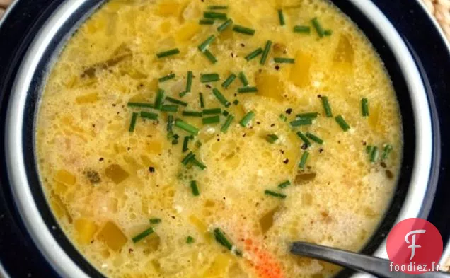 Dîner Ce soir: Soupe au Cheddar de Campagne Anglaise