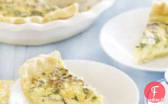 Quiche Aux Blettes, Bacon Et Gouda