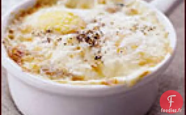 Œufs Froncés aux Champignons et Bettes à Carde