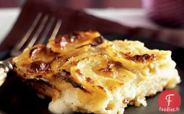 Gratin de Pommes de Terre au Fromage de Chèvre et à l'Ail