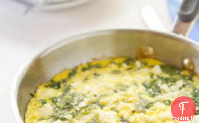 Frittata À La Bette À Carde Et À La Feta