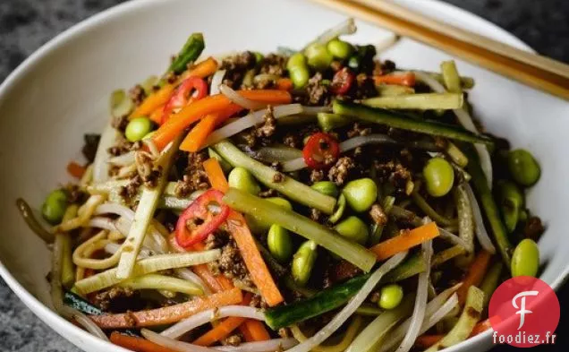 Nouilles Zhajiang de Dunlop Fuchsia (Zha Jiang Mian)