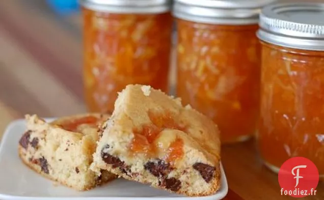Blondes à la Marmelade d'Orange Cara Cara aux Pépites de Chocolat