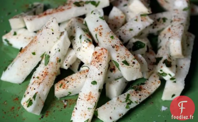Bâtonnets de Jicama au Chili et à la Lime