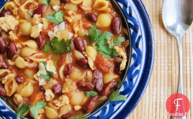 Pâtes au Poulet et Fagiole au Paprika Fumé