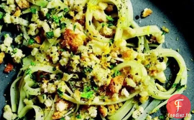 Linguine de Pommes de terre de Richard Blais avec Conque et Vin Blanc