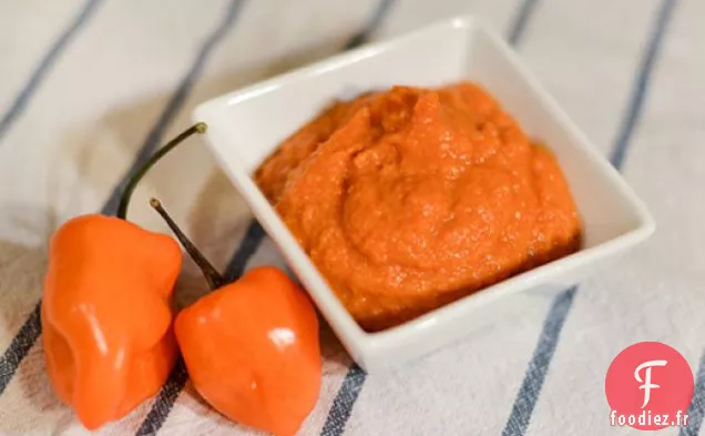 Sauce Piquante Habanero aux Carottes et Tomates Rôties