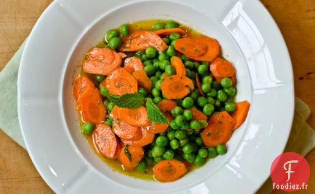 Salade de Carottes, Pois et Menthe