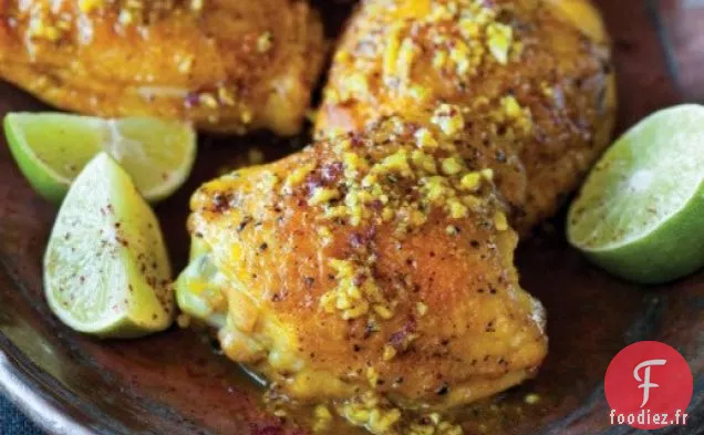 Poulet au Curcuma au Sumac et Citron Vert de La Nouvelle Cuisine Persane