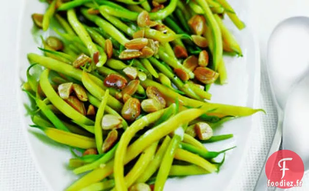 Haricots Jaunes à la Cire aux Amandes Grillées