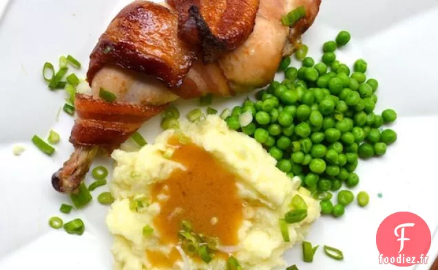 Cuisses De Poulet Marmite Enveloppées de Bacon