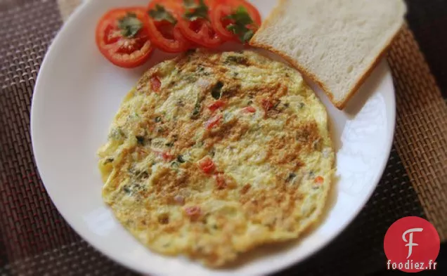 Omelette de Masala Indienne