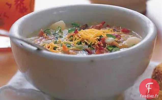 Soupe de Pommes de Terre et Bacon au Four
