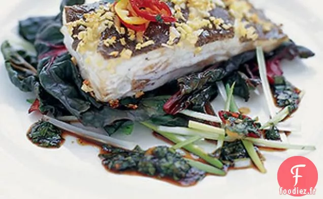 Brill de style asiatique Avec Des Verts