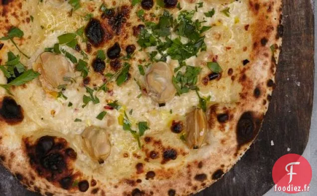 Pizza aux palourdes, au Chili et au Persil de 'Franny's