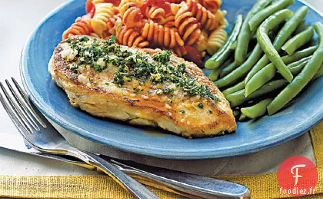 Poitrines de Poulet aux Herbes et au Parmesan