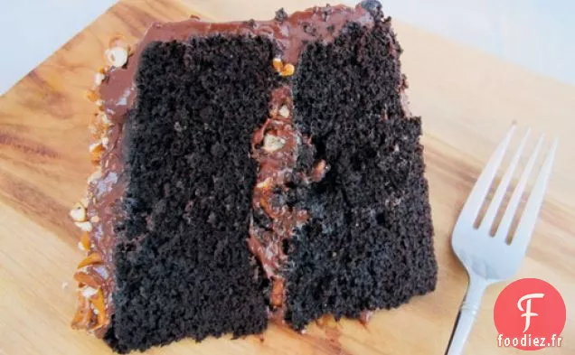 Gâteau au Bretzel au Chocolat Fudgy