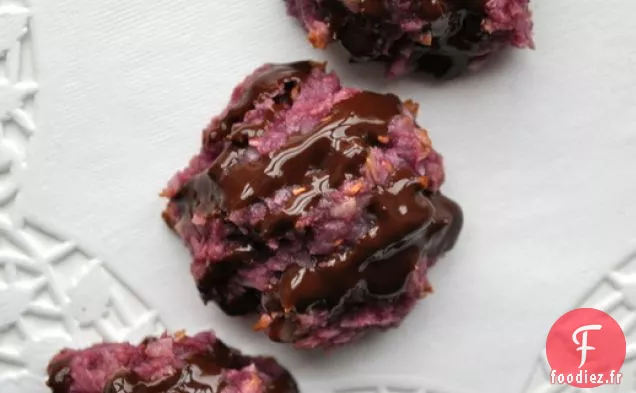 Macarons Au Chocolat Noir Framboise