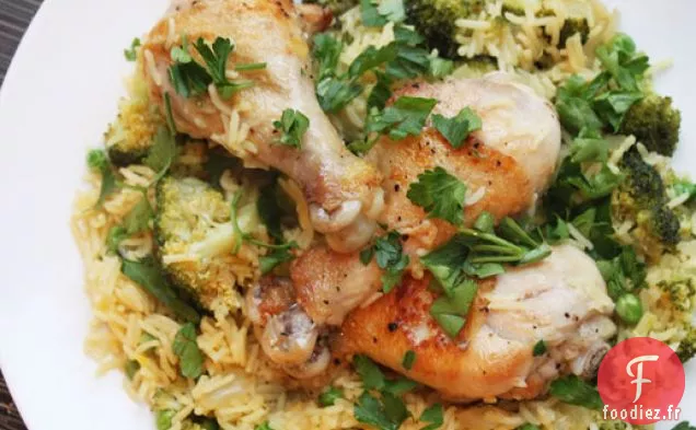 Poulet et Riz au Brocoli