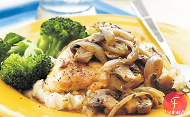 Poulet aux Champignons et aux Herbes