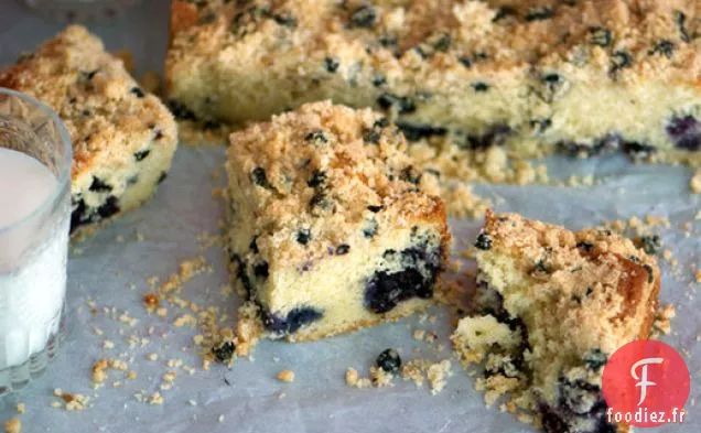 Gâteau aux Miettes de Myrtilles