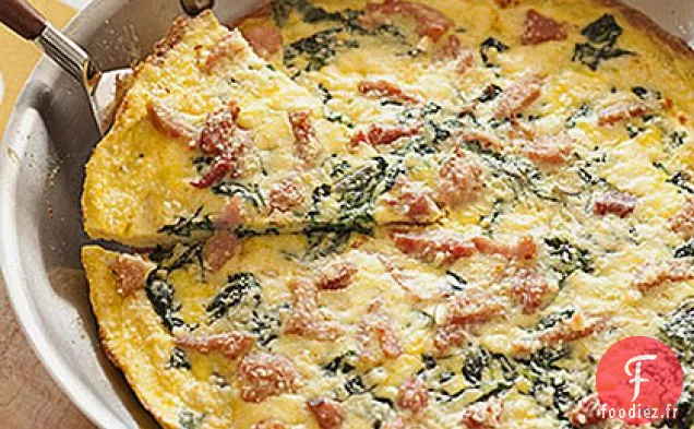Frittata aux Blettes et au Jambon