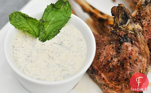 Sauce au Yaourt à la Menthe