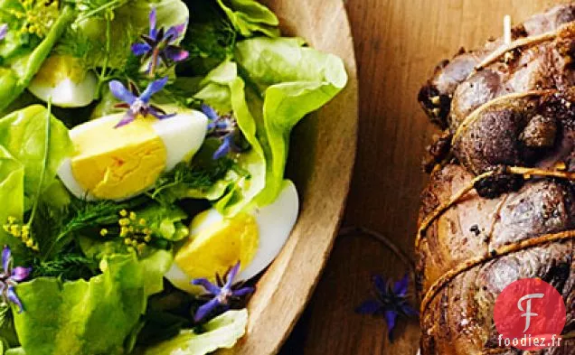 Salade de Laitue au Beurre et aux Œufs