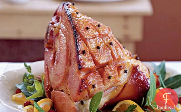 Jambon avec Glaçage Bourbon-Pêche