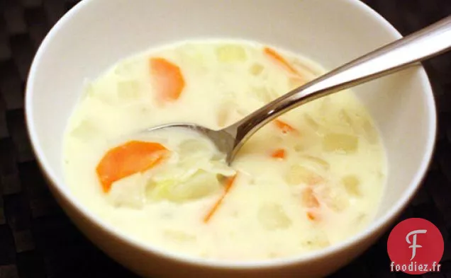 Dîner Ce soir : Soupe de Pommes de Terre au Cheddar