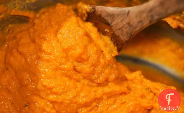 Grillades: Purée de Patates Douces