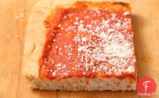 Pizza Maison à la Tarte aux Tomates de Philadelphie