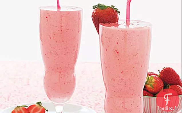 Milk-Shakes aux Fraises Fraîches