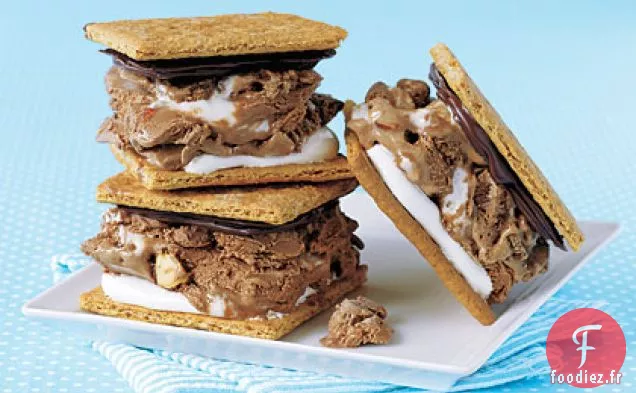 Sandwichs à la Crème Glacée S'mores