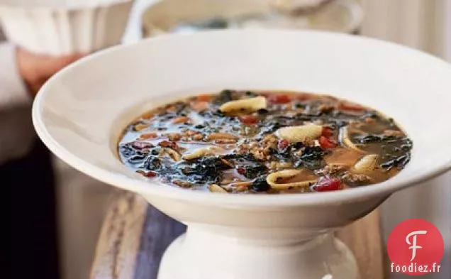 Soupe de Saucisses et Pâtes Italiennes
