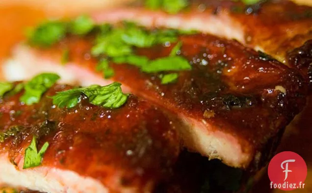 Barbecue : Côtes Levées Vietnamiennes Fumées aux Cerises