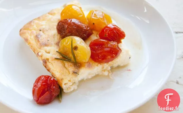 Ricotta au Four avec Tomates Rôties à l'Érable