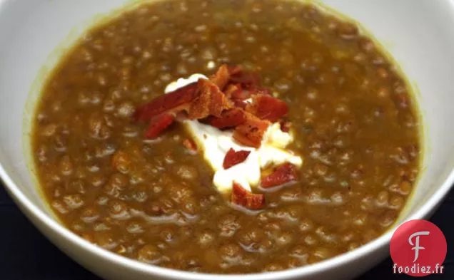 Soupe Épicée au Gingembre et aux Lentilles Françaises