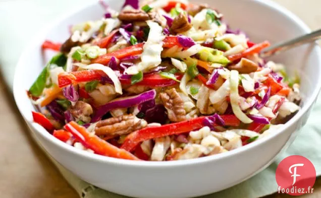 Salade de Chou du Sud aux Pacanes et à l'Érable - Vinaigrette de Dijon