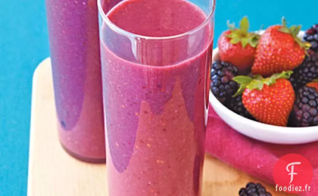 Smoothie au Gingembre, aux Baies et à l'avoine
