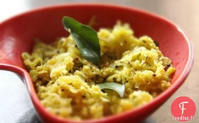Chou Thoran (Chou Sauté à la Kerala)