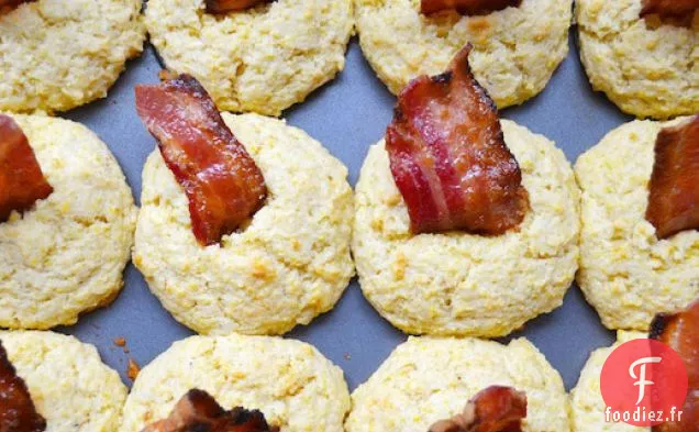 Muffins de Maïs au Bacon Confit