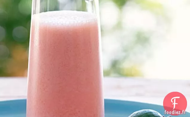 Smoothie à la Goyave d'Ananas (Feijoa) et à la fraise