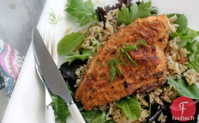 Recette De Poisson-Chat Poêlé Sans Gluten Avec Riz Brun Et Bébé G