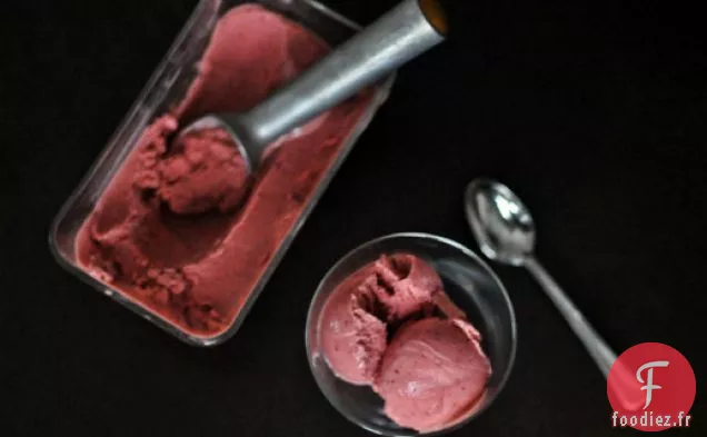 Sorbet Aux Fraises Rôties au Balsamique