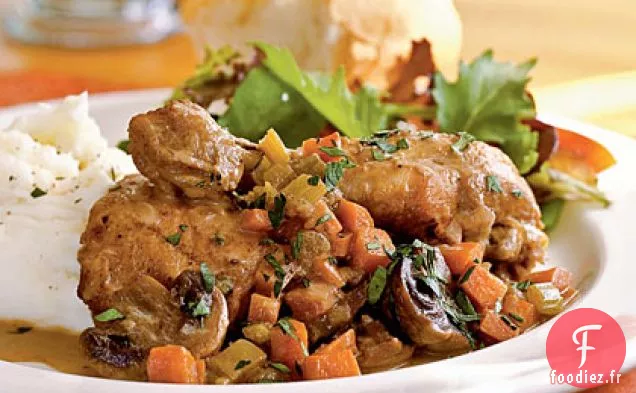 Poulet à la Bière Brune (Coq à la Bière)